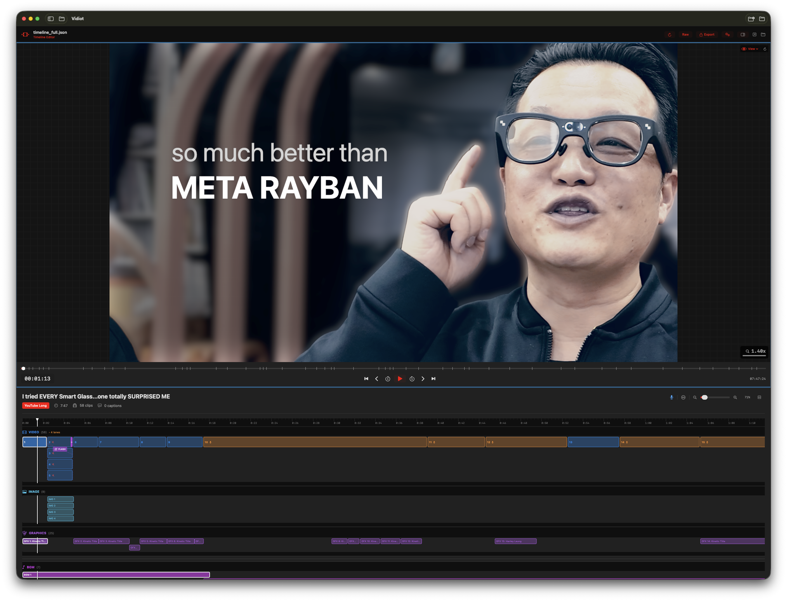 Vidiot Timeline Editor